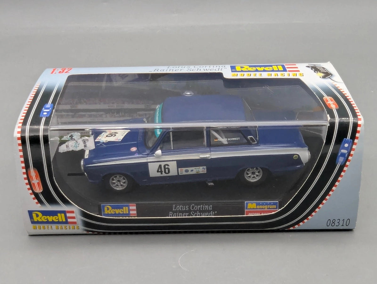 Modellautos Slotcar 1:32 Revell Lotus Cortina #46 Rainer Schwedt mit OVP