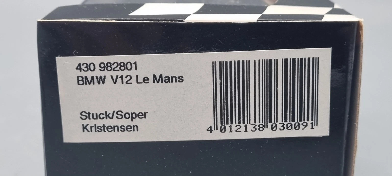 Modellautos 1:43 Minichamps BMW V12 Le Mans #1 Stuck/Soper/Kristensen OVP