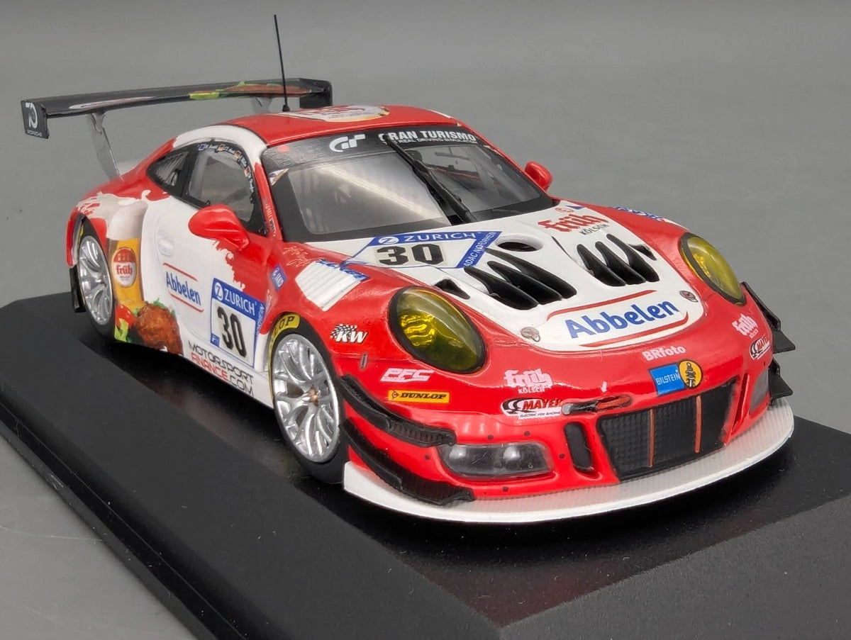 Modellautos 1:43 Minichamps Porsche 911 GT3 R 24h Nbrg 2018 Frikadelli #30 OVP