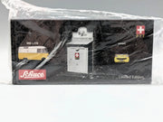 Modellautos 1:90 Schuco Piccolo Set "PTT" mit Mercedes-Benz L319 und Smart OVP