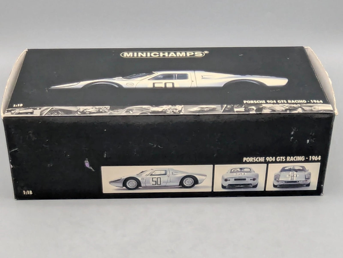 Modellautos 1:18 Minichamps Porsche 904 GTS Racing 1964 #50 OVP