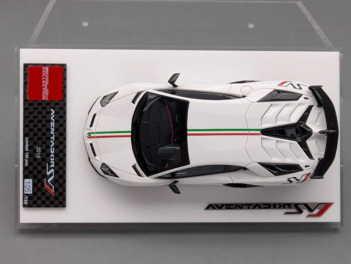 Eidolon Make Up 1:43 Lamborghini Aventador SVJ 2018 Limited 105/120 Weiß OVP