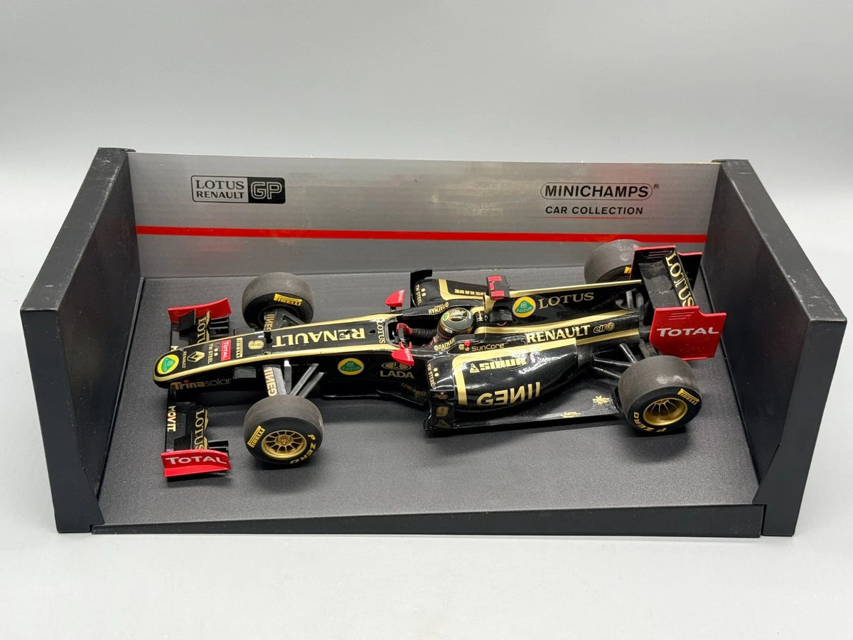 Modellautos 1:18 Minichamps Lotus Renault GP N.Heidfeld Showcar 2011 + OVP