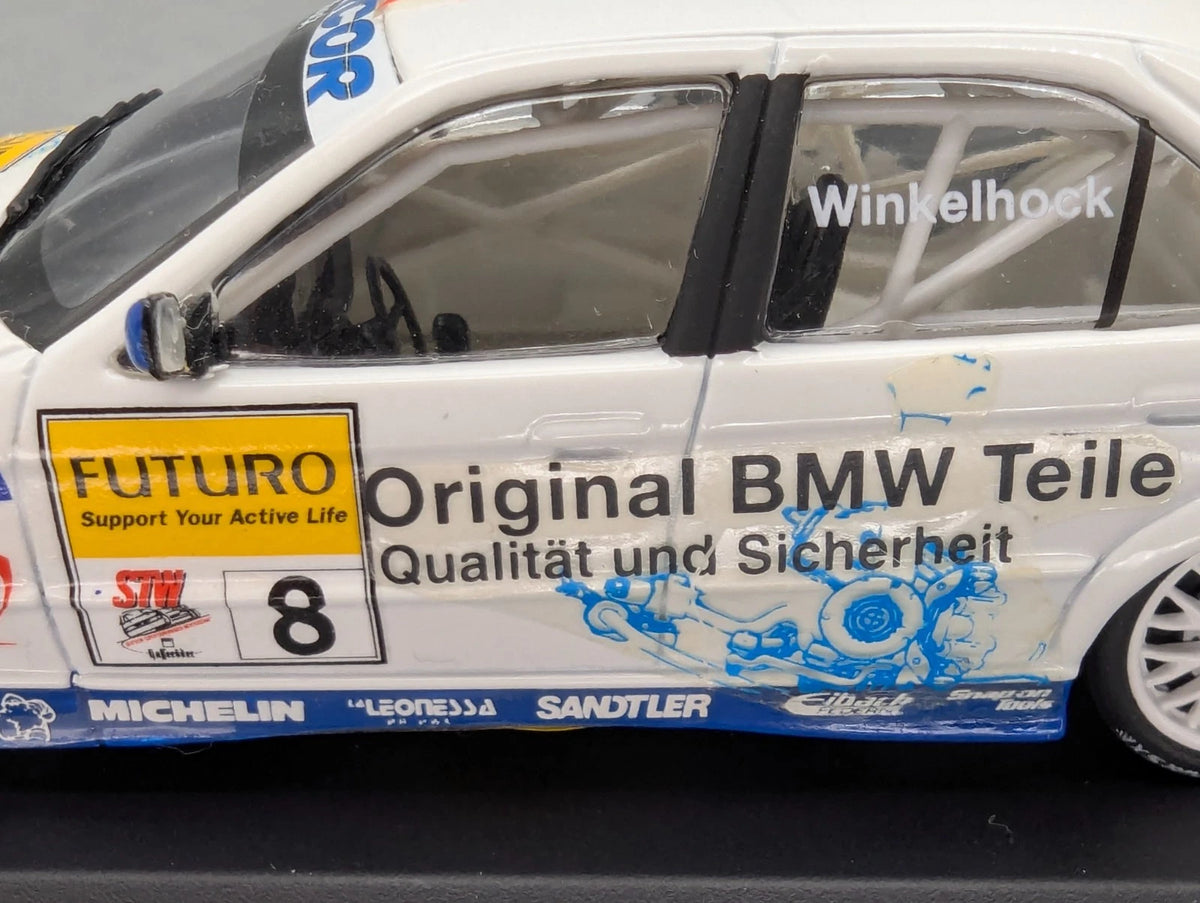 Modellautos 1:43 Minichamps BMW 320i E36 STW 1998 #8 Winkelhock mit OVP