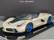 Modellautos 1:12 BBR Ferrari LaFerrari Fuli White / Blue Carbon Ltd 07/10 OVP