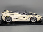 Modellautos 1:12 BBR Ferrari FXX-K Car #10 Fuji White Matt Ltd 05/10 Vitrine OVP