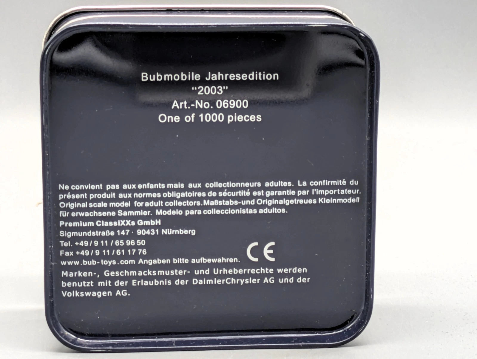 Modellautos 1:87 Premium ClassiXXs Bubmobile Jahresedition 2003 mit OVP