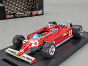Modellautos 1:43 Brumm Ferrari 126C2 GP Long Beach 1982 #27 G. Villeneuve OVP