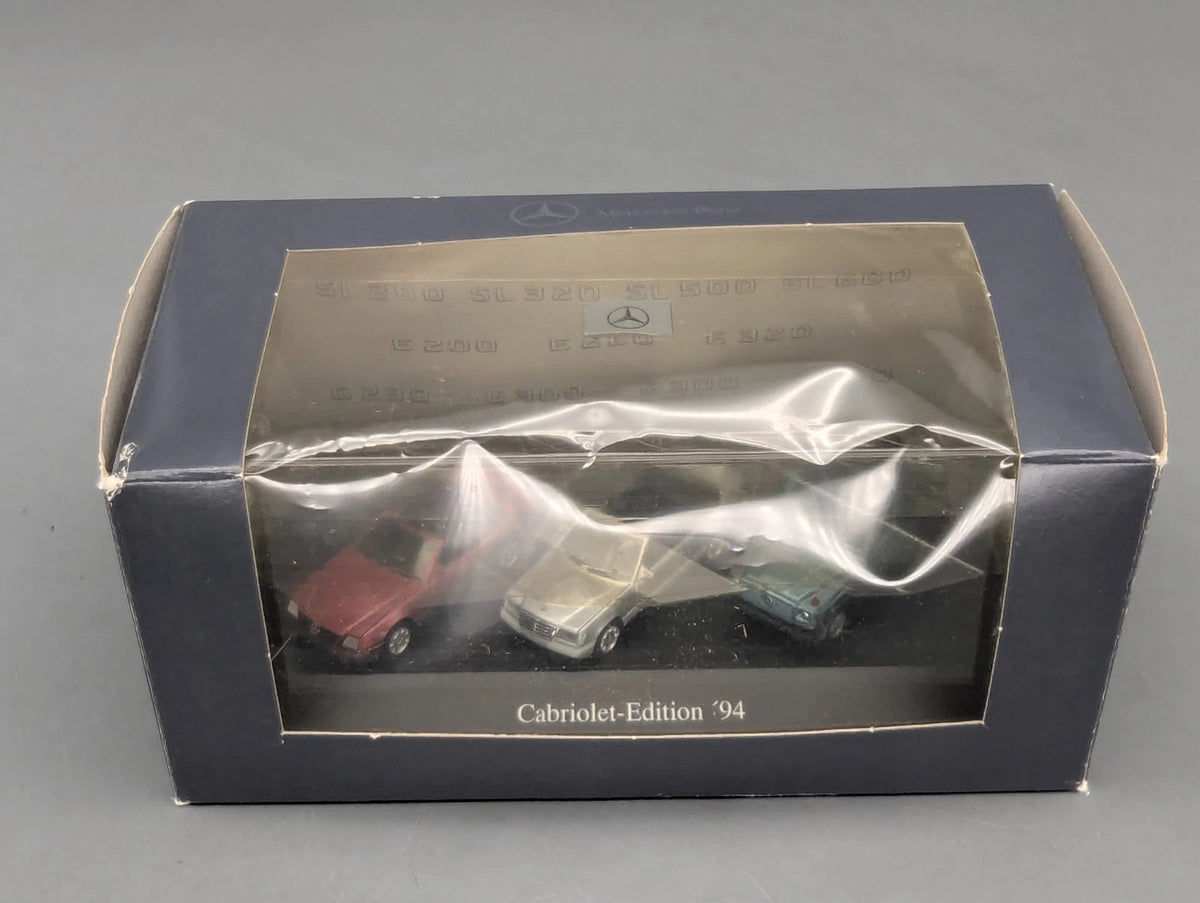 Modellauto H0 1:87 Herpa Mercedes Benz Cabriolet Edition '94 3-tlg Set mit OVP