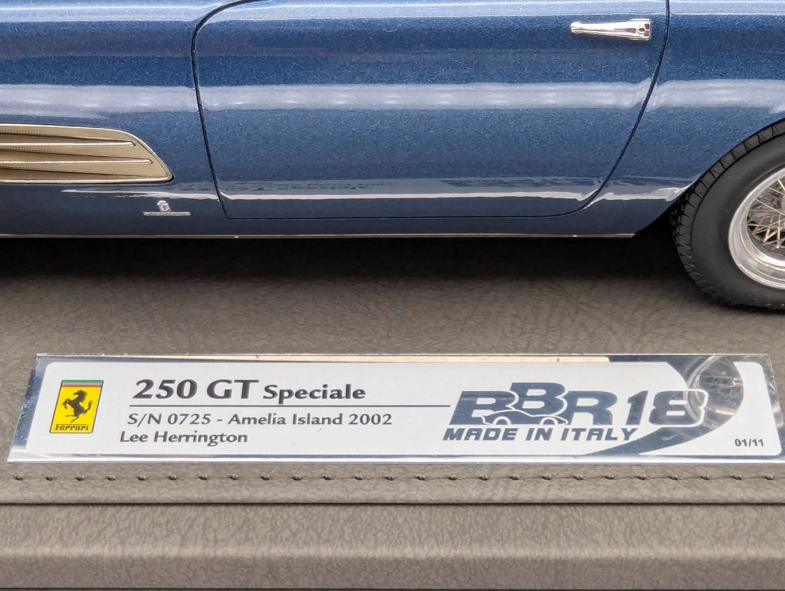 Modellautos 1:18 BBR Ferrari 250 GT Speciale Lee Herrington 2002 Ltd 01/11 OVP