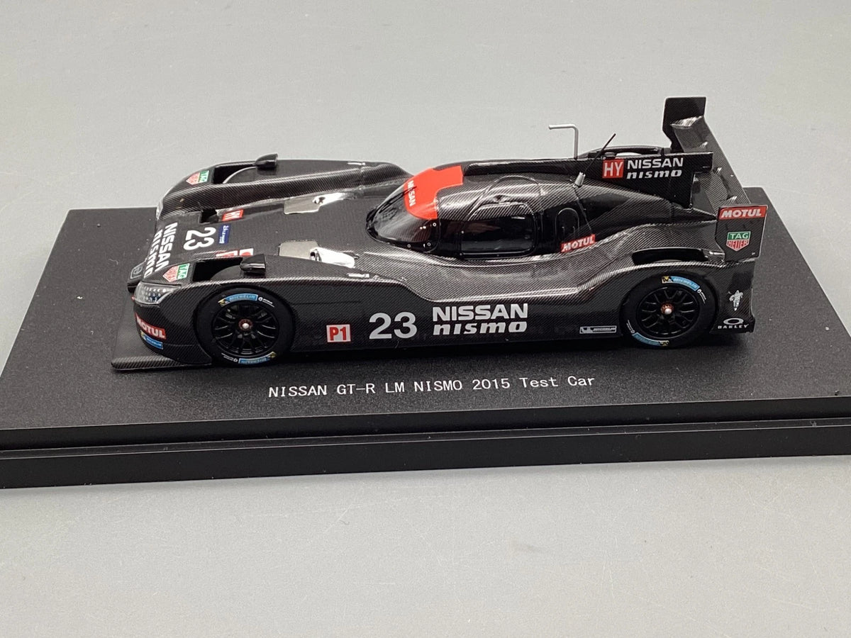 Modellautos 1:43 Ebbro Nissan GT-R LM Nismo 2015 Test Car #23 mit OVP