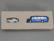 Modellautos 1:90 Schuco Piccolo-Set  Mercedes-Benz Renndienst  300SL O3500 OVP