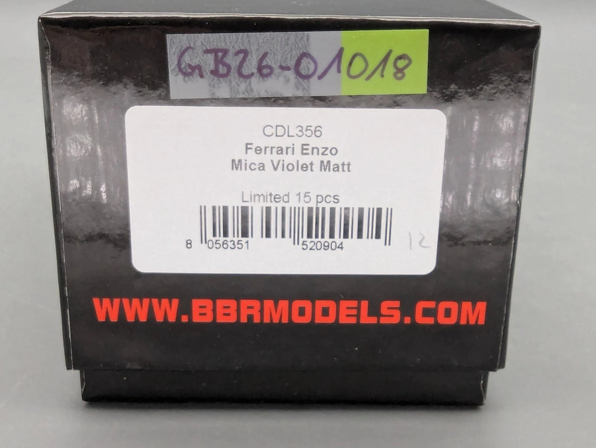Modellautos 1:43 BBR Executive CALSITO Ferrari Enzo Mica Violet Matt 12/15 OVP
