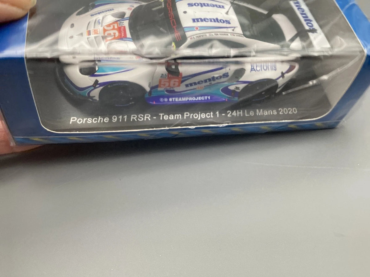 Modellautos 1:43 Spark Porsche 911 RSR Team Project LM 2020 #56 OVP ungeöffnet