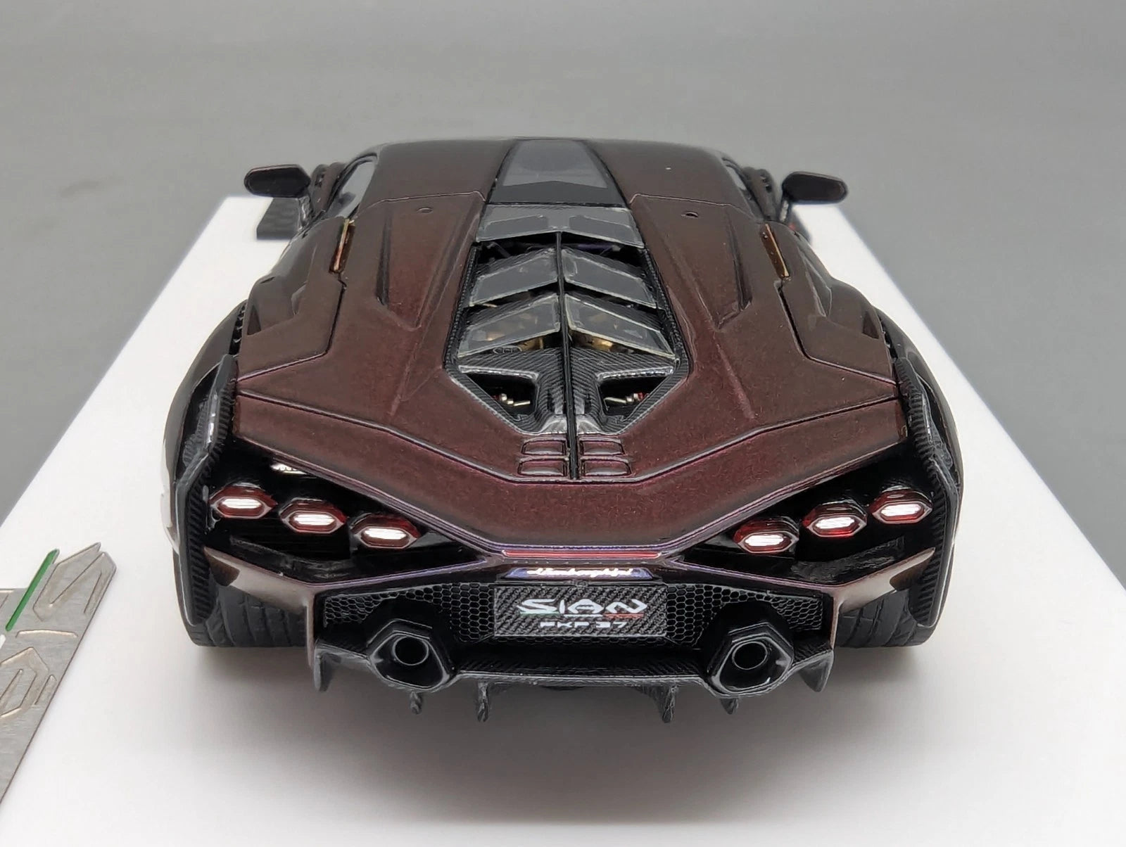 Eidolon Make Up 1:43 Lamborghini Sian FKP 37 2019 Blu Hal "Build to Order" OVP