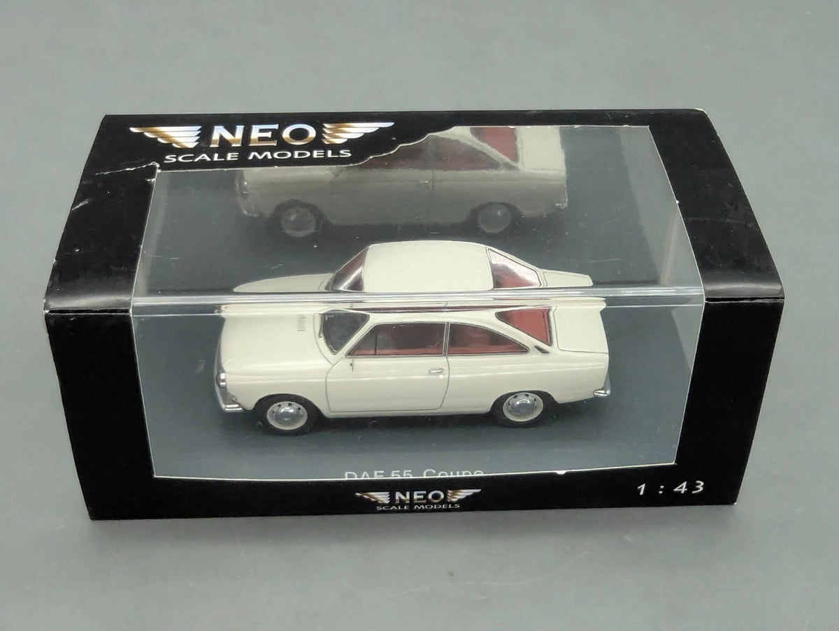 Modellautos 1:43 Neo Scale Models 43730 DAF 55 Coupe Weiß mit OVP