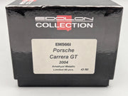 Eidolon Make Up 1:43 Porsche Carrera GT 2004 Amethyst Met. Ltd 43/60 Stck OVP