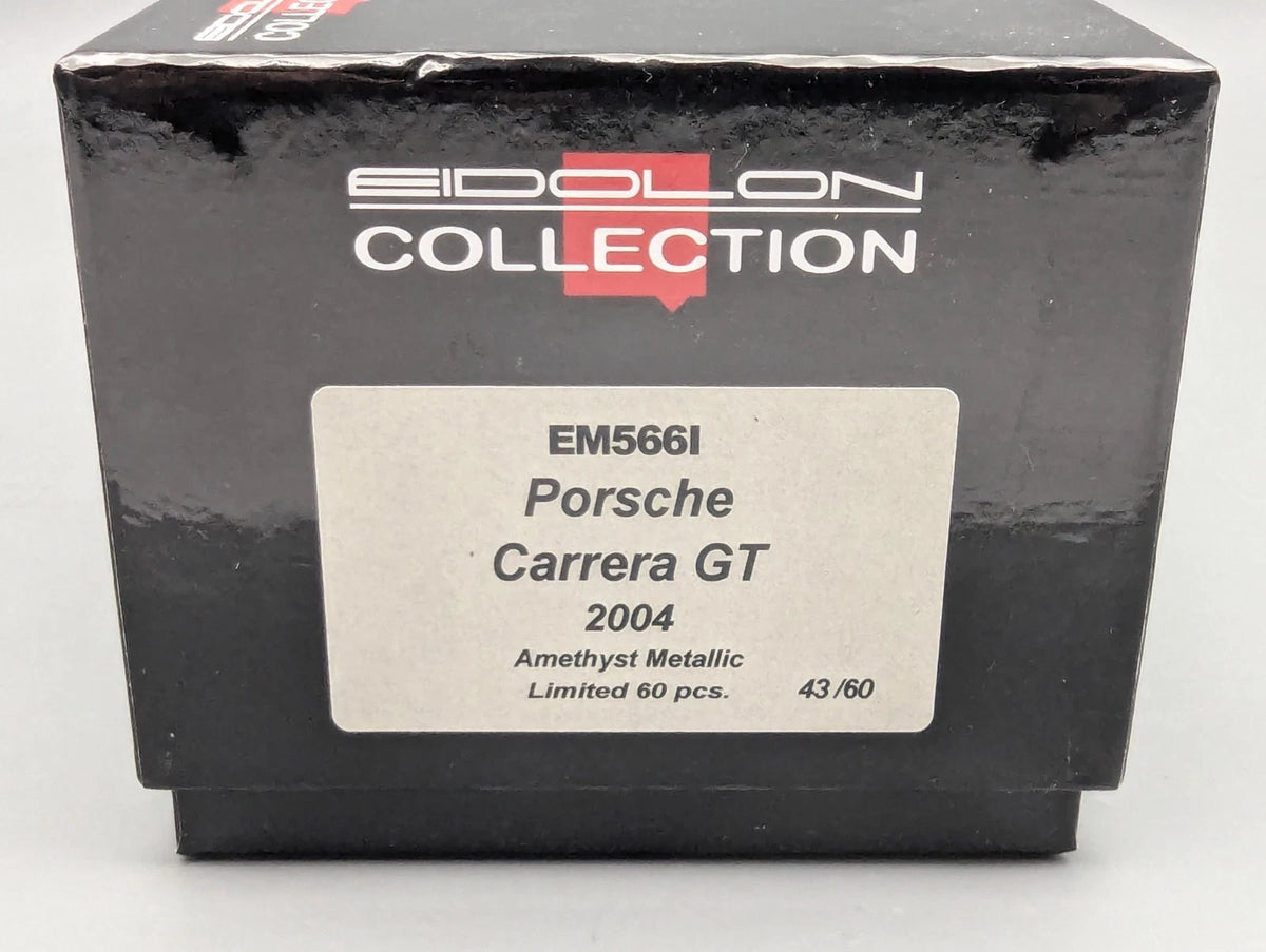 Eidolon Make Up 1:43 Porsche Carrera GT 2004 Amethyst Met. Ltd 43/60 Stck OVP