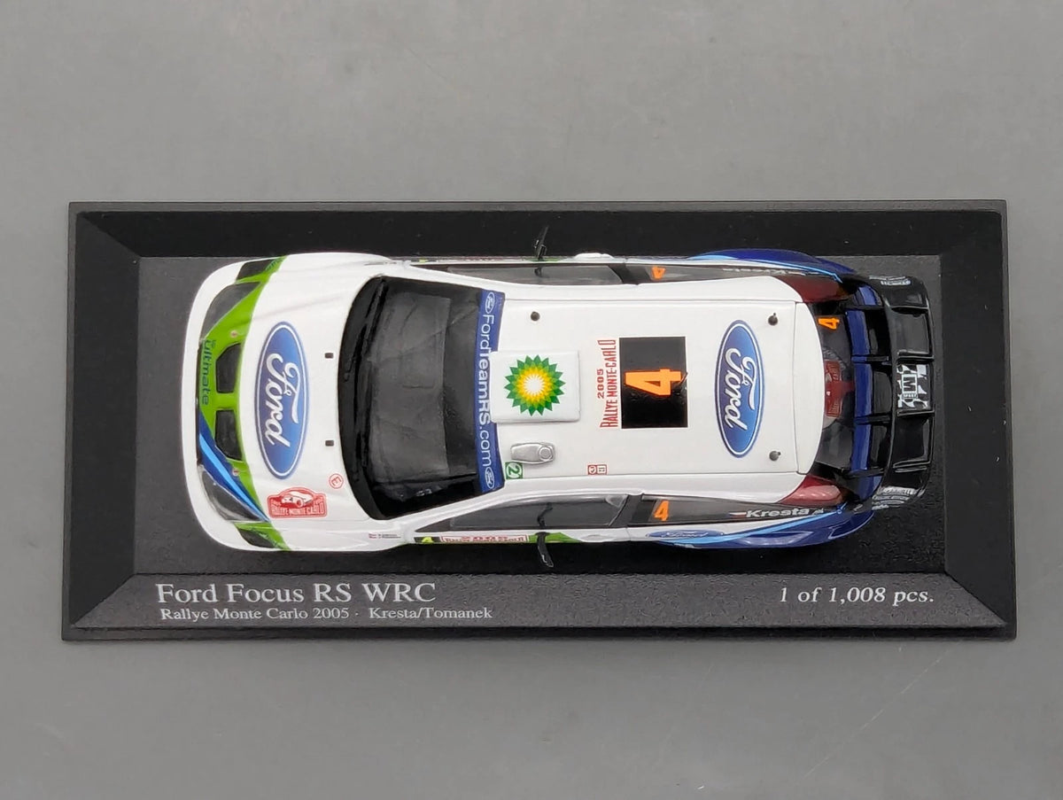 Modellautos 1:43 Minichamps Ford Focus RS WRC Rallye Monte Carlo 2005 #4 mit OVP
