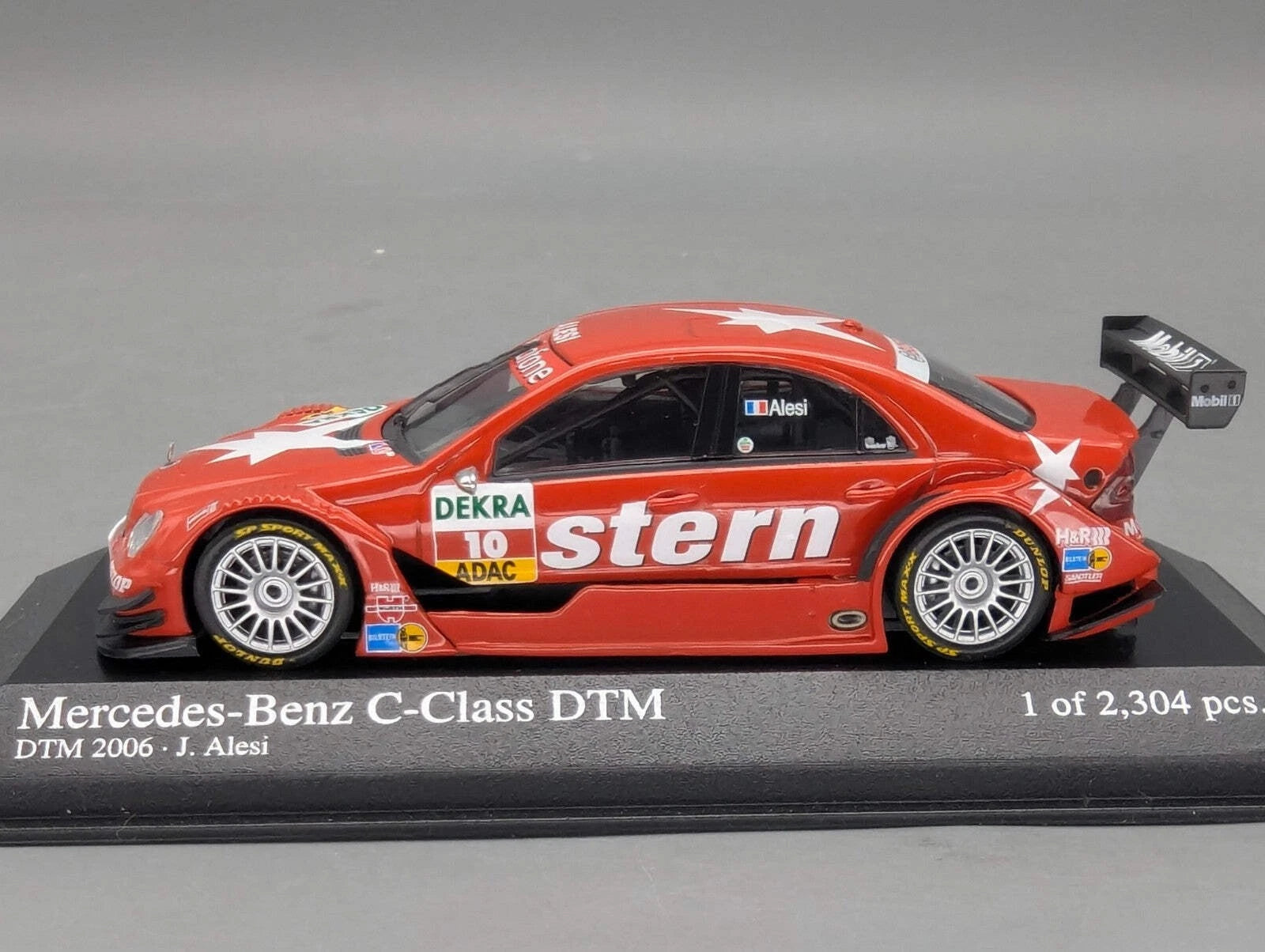 Modellautos 1:43 Minichamps Mercedes Benz C-Klasse DTM 2006 #10 J. Alesi mit OVP