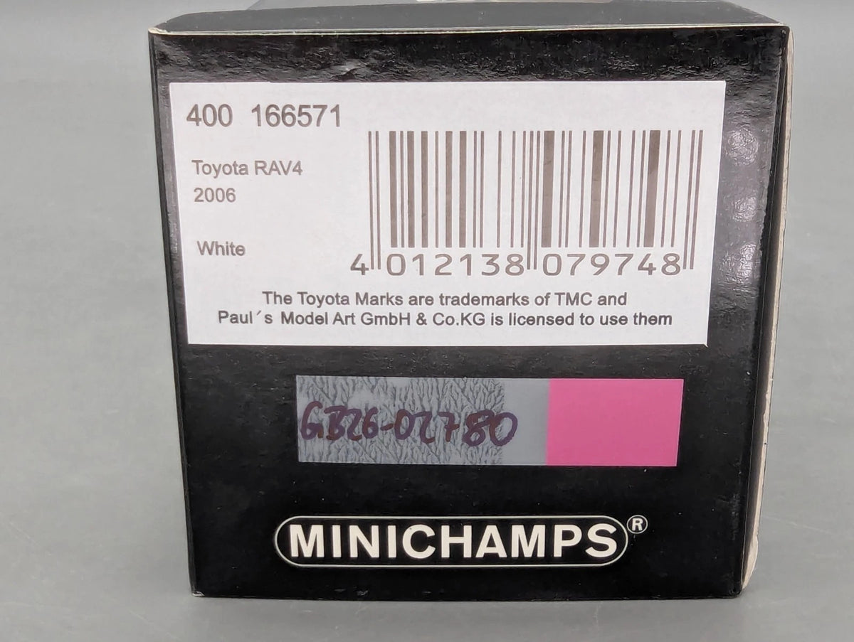 Modellautos 1:43 Minichamps Toyota RAV4 2006 White Schneeweiß mit OVP