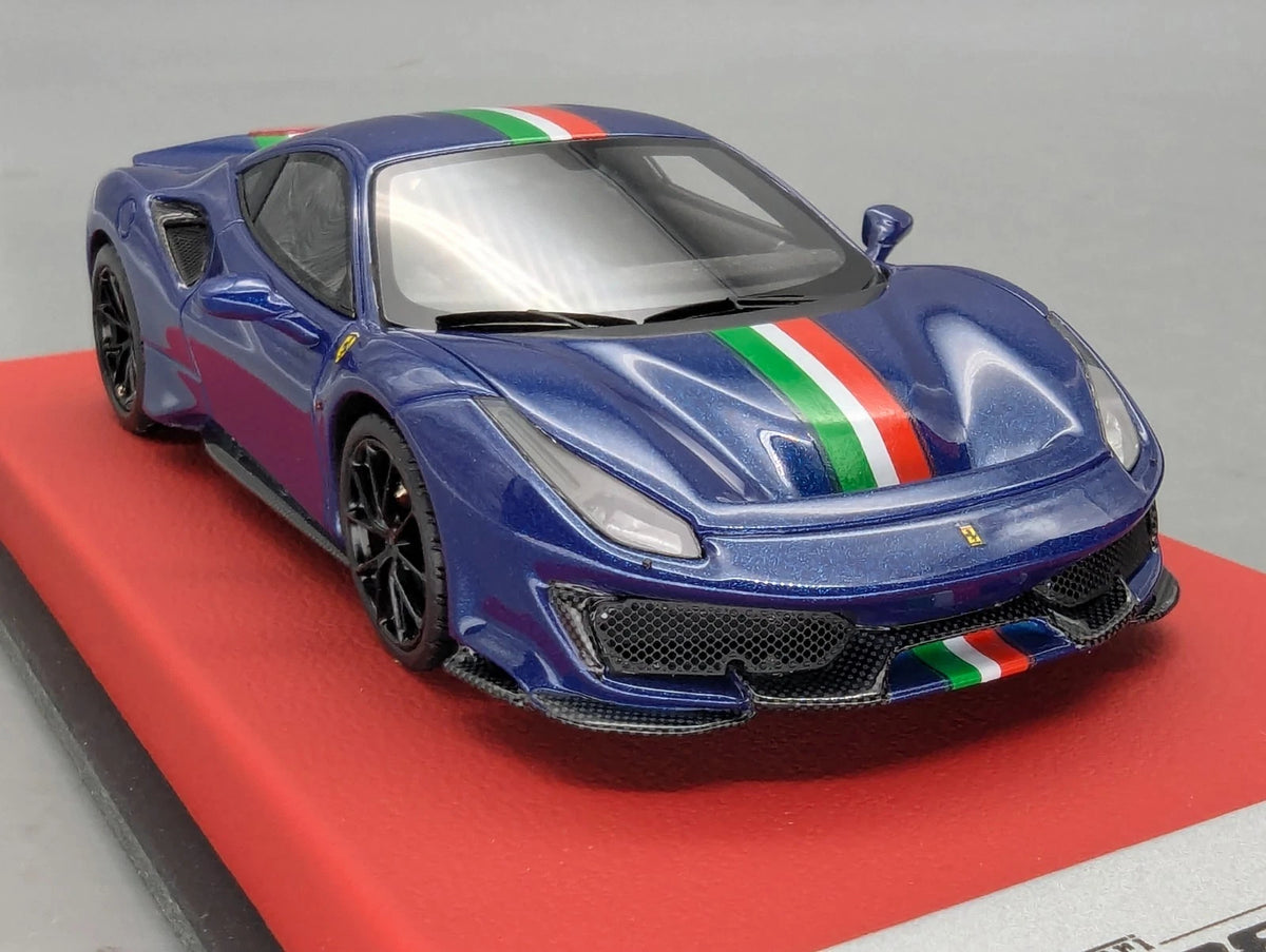 Modellautos 1:43 BBR Concept43 Ferrari 488 Pista RHD Blu TdF 2019 Ltd 7/20 OVP