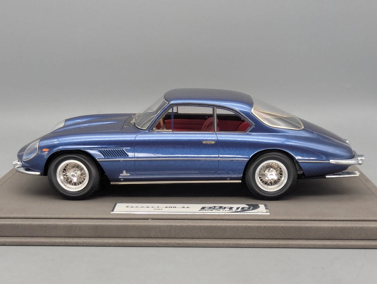 Modellautos 1:18 BBR Ferrari 400 Superamerica 1962 Met. Blue 01/72 Stück mit OVP