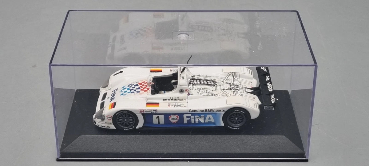Modellautos 1:43 Minichamps BMW V12 Le Mans #1 Stuck/Soper/Kristensen OVP