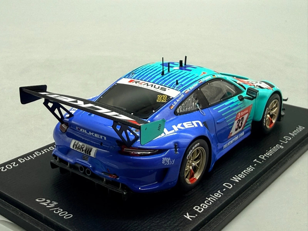 Modellautos 1:43 Spark Porsche 911 GT3 R - Nürburgring 2021 #33 mit OVP