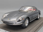 Modellautos 1:18 BBR Ferrari 275 GTB/4 1966 Grigio Met 08/36 mit Vitrine und OVP