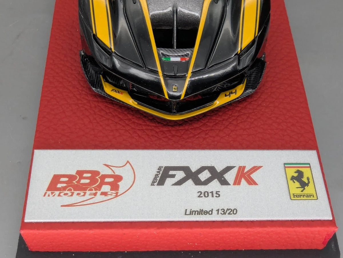 Modellautos 1:43 BBR Concept43 Ferrari FXX-K #44 Nero Stellato Ltd 13/20 OVP