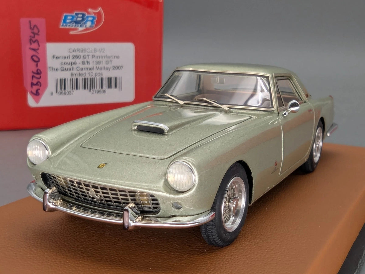Modellautos 1:43 BBR Ferrari 250 GT Pininfarina Coupe Version 2007 10/10 mit OVP