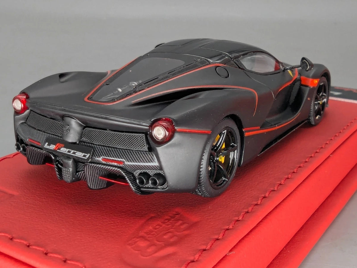 Modellautos 1:43 BBR Deluxe Calsito Ferrari LaFerrari Black Matt Ltd 10/28 OVP