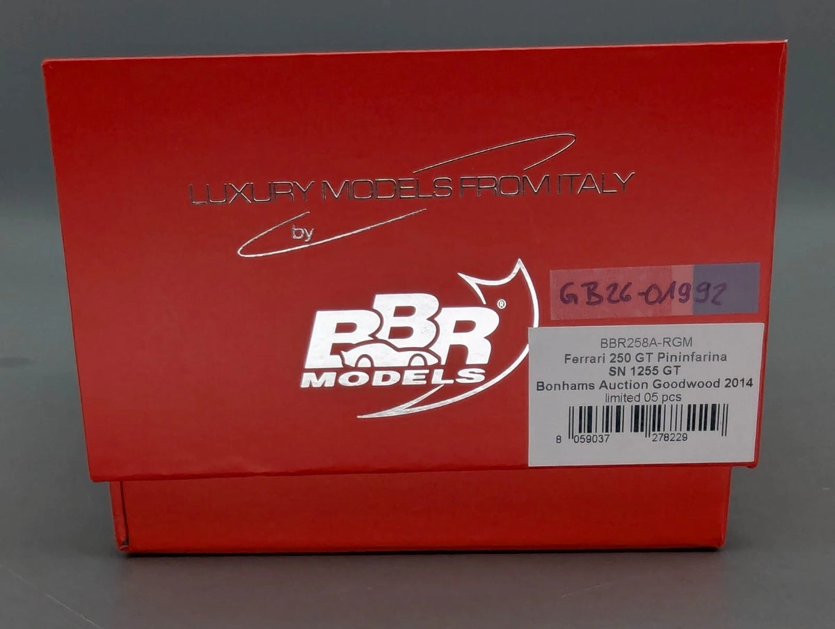 Modellautos 1:43 BBR Ferrari 250 GT Pininfarina 1959 S/N 1255 GT 01/05 mit OVP