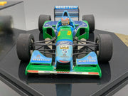 Modellautos 1:24 Onyx 5025 Bentton Ford B194 Australian GP #5 Schumacher Vitrine