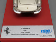 Modellautos 1:43 BBR Ferrari 330 GTS 1967 Auction 2017 Limited 06/20 mit OVP