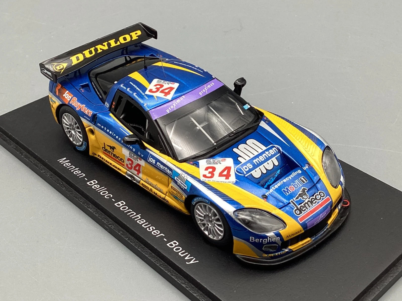 Modellautos 1:43 Spark Corvette C6-R 24h Spa 2006 #34 mit OVP