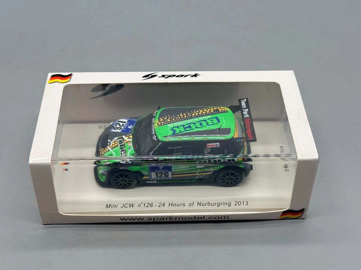 Modellautos 1:43 Spark Mini JCW #126 24h Nürburgring 2013 + OVP