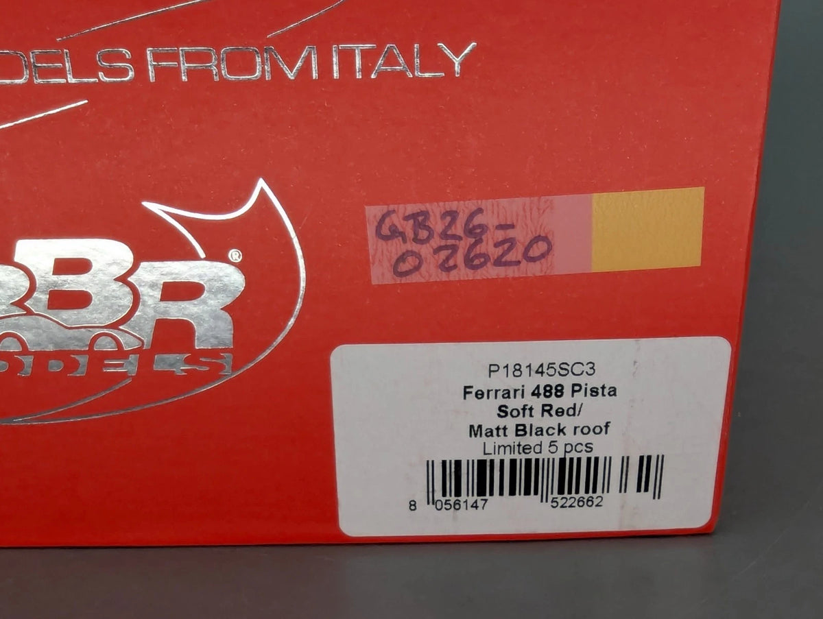 Modellautos 1:18 BBR Ferrari 365 California S/N 9631 G. Garrison Ltd 01/72 OVP