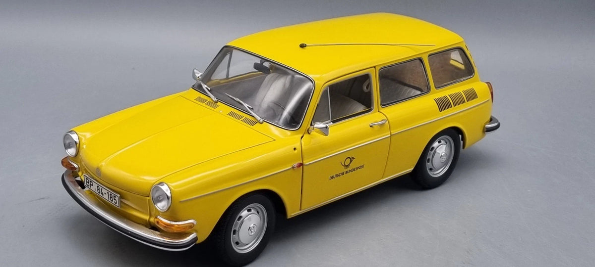 Modellautos 1:18 Minichamps VW 1600 L Variant Deutsche Bundespost OVP