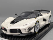 Modellautos 1:12 BBR Ferrari FXX-K EVO Met Italian White Ltd 01/01 Vitrine OVP