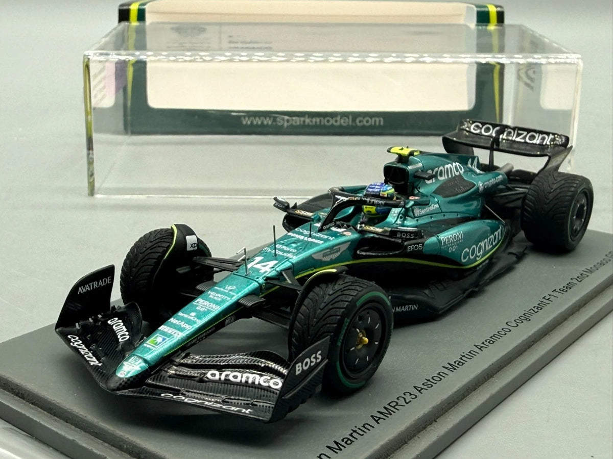 Modellautos 1:43 Spark Aston Martin AMR23 Aramco Cognizant F1 Team GP 2023 + OVP
