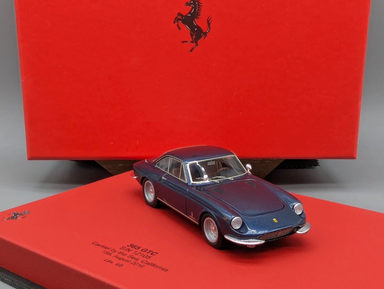 Modellautos 1:43 BBR Ferrari 330 GTC 1969 Version 2016 S/N 12105 Ltd 01/03 OVP