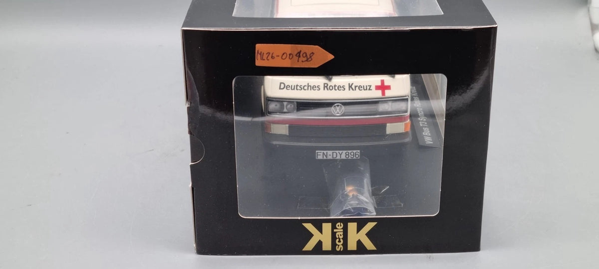Modellautos 1:18 KK Scale VW Bus T3 Syncro Rotes Kreuz Uhldingen-Mühlhofen OVP