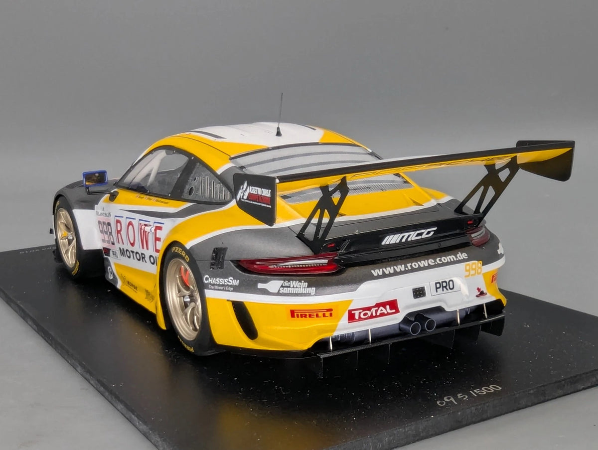 Modellautos 1:18 Spark Porsche 911 GT3 R Zweiter (2nd) 24h Spa 2019 #998 mit OVP