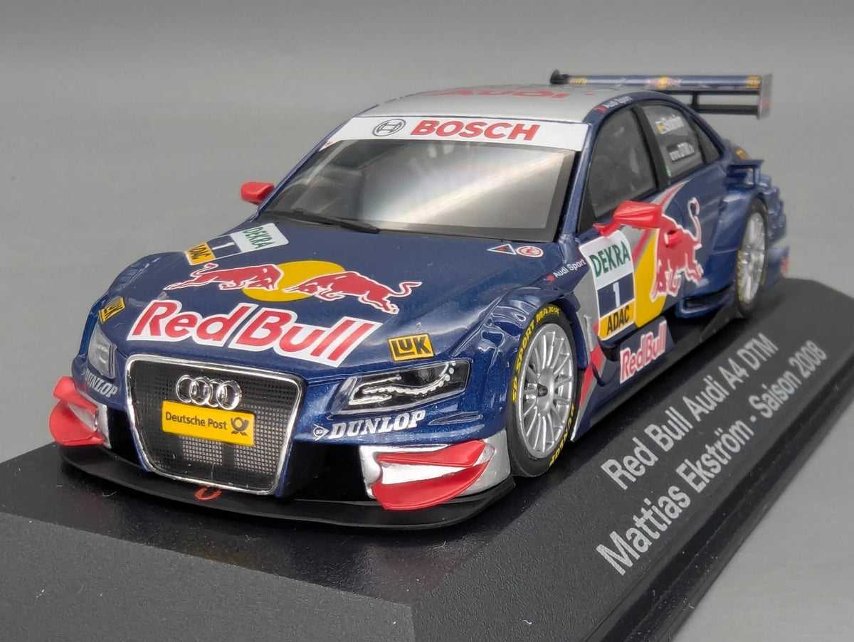 Modellautos 1:43 Minichamps Red Bull Audi A4 DTM 2008 #1 Ekström  mit Dealer OVP
