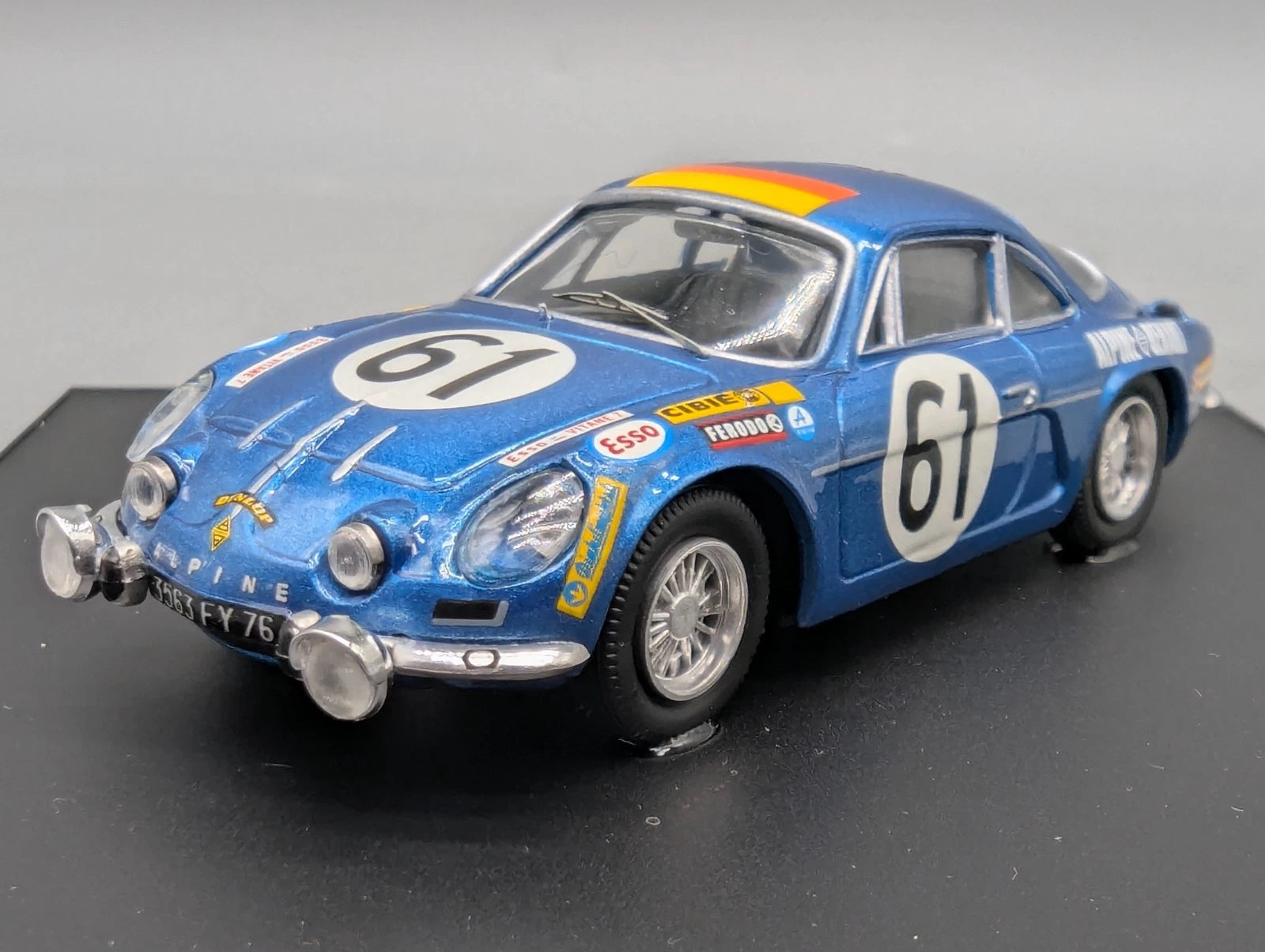 Modellautos 1:43 Trofeu Alpine Renault A110 24h Le Mans 1968 #61 Nusbaumer OVP
