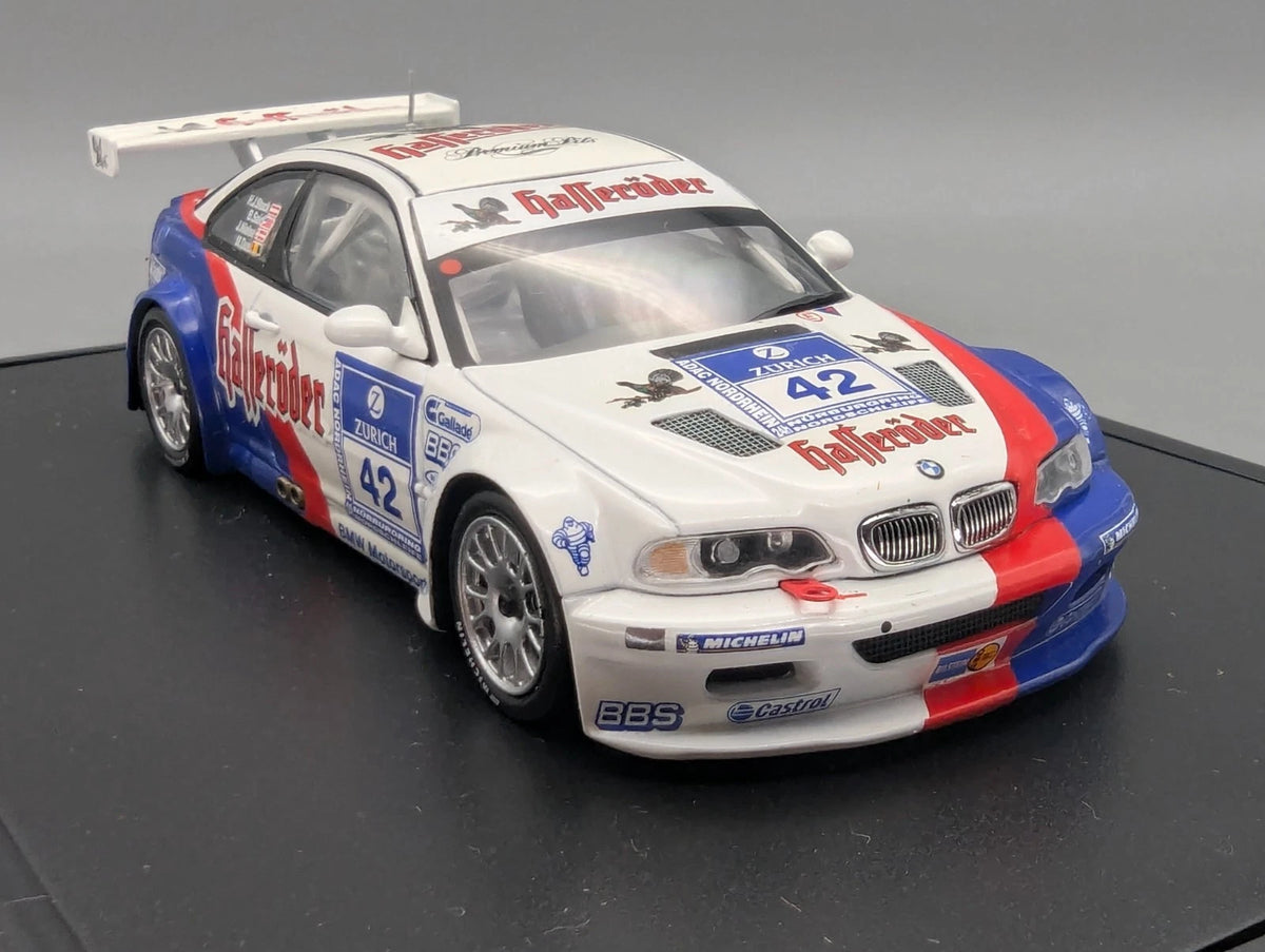 Modellautos 1:43 Minichamps BMW M3 GTR 2003 #42 Stuck u.A. Dealer Klappbox OVP