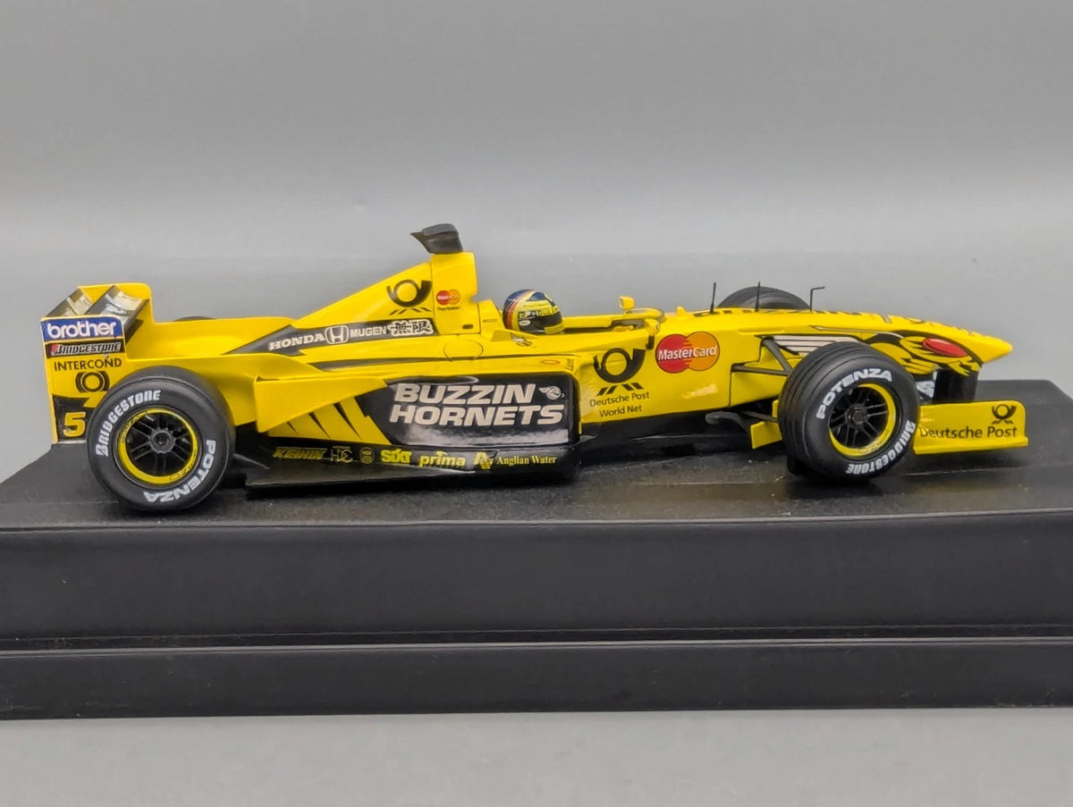 Modellautos 1:18 Hot Wheels Racing 2000 Jordan EJ10 #5 H. H. Frentzen mit OVP