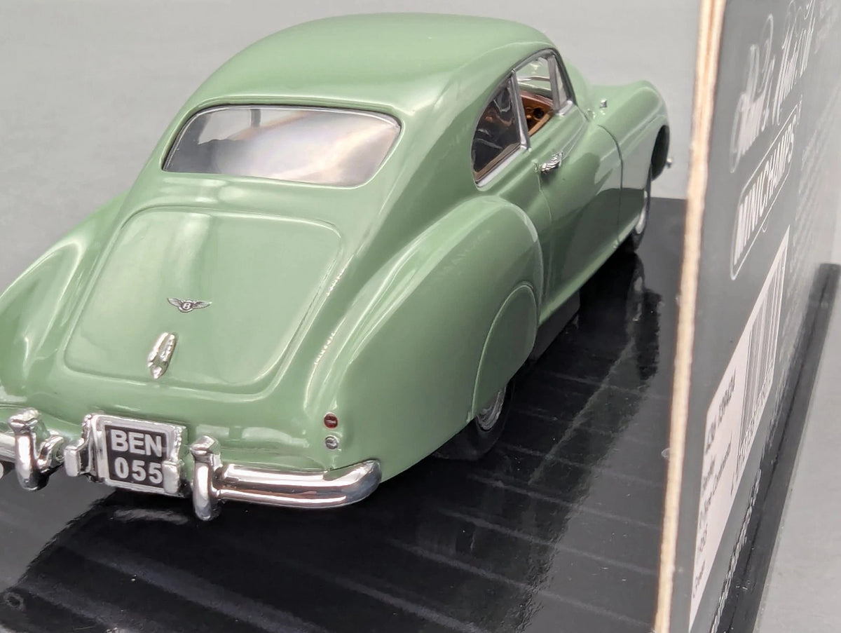 Modellautos 1:43 Minichamps Bentley R-Type Continental 1955 Grün mit OVP